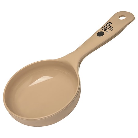 Solid Short Handle, 6 oz., Beige, PK12 MPN:433006