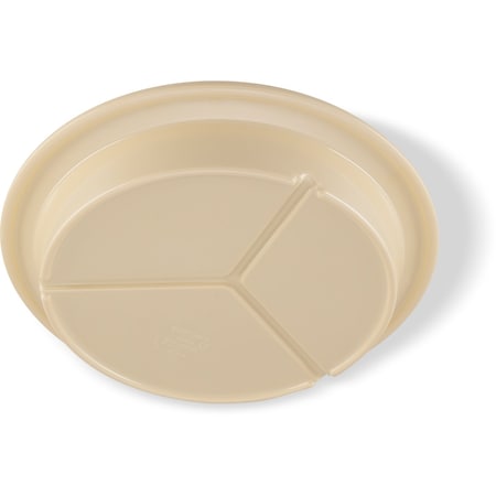 Melamine 3-Compt Deep Plate, 9