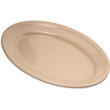 Mlmn Ovl Platter Tray, 9.25x6.25, Tan, PK24 MPN:4356325
