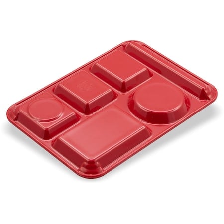 Lt Hand Hvy Wt, 6-Comp Tray, Red, PK12 MPN:4398005
