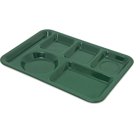 Lt Hand Hvy Wt, 6-Comp Tray, Grn, PK12 MPN:4398008