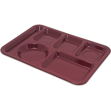 Lt Hand Hvy Wt, 6-Comp Tray, Cranbery, PK12 MPN:4398085
