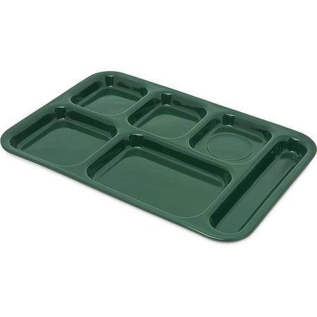 Right Hand 6 Comp Tray, Green, PK12 MPN:4398808