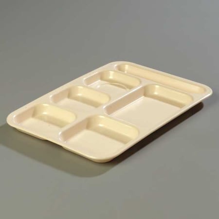Compartment Tray, 14 1/2 in L, Tan, PK12 MPN:4398825