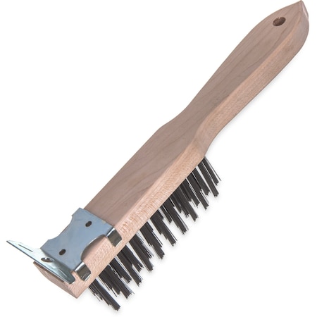 Wood Hdl Scraper, Tempered Stl Brstl, PK12 MPN:4577900
