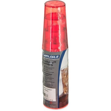 SAN Tumbler, 12 oz., 6/Pack, Ruby, PK12 MPN:5212-8110