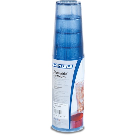 SAN Tumbler, 16 oz., 6/Pack, Blue, PK12 MPN:5216-8154