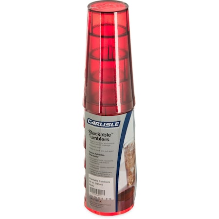 SAN Tumbler, 20 oz., 6/Pack, Ruby, PK12 MPN:5220-8110