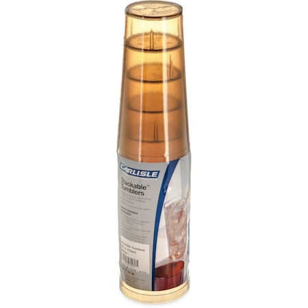 SAN Tumbler, 24 oz., 6/Pack, Amber, PK12 MPN:5224-8113