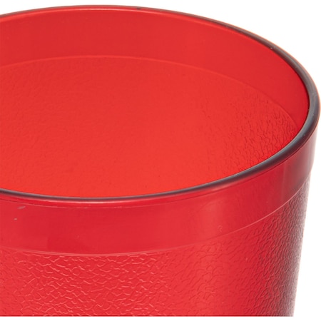 SAN Plastic Tumbler, 24 oz., Ruby, PK72 MPN:522410
