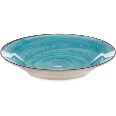 Mlmn Rimmed Soup Bowl, 28.5 oz., Aqa, PK6 MPN:5400315