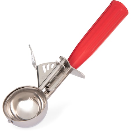 SS Disher Scoop No 24, 1.8 oz., Red, PK12 MPN:60300-24