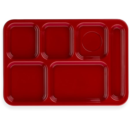 Right-Hand Compartment Tray, Red, PK24 MPN:614R05