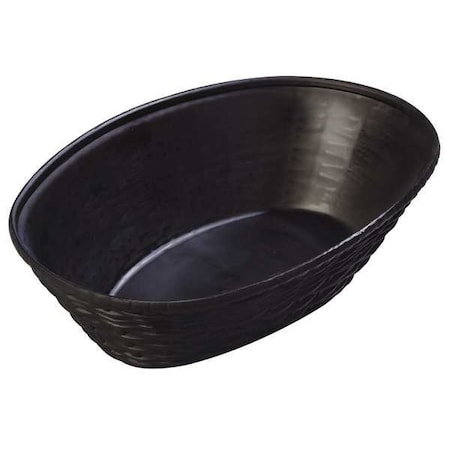 Oval Basket, 6 1/4 in W, Black, PK12 MPN:6504GR03