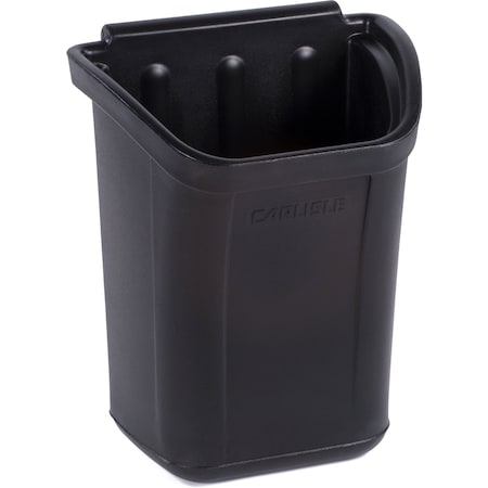 Trash Bin for Bussing Cart, 7 gal., Black MPN:CC11TH03