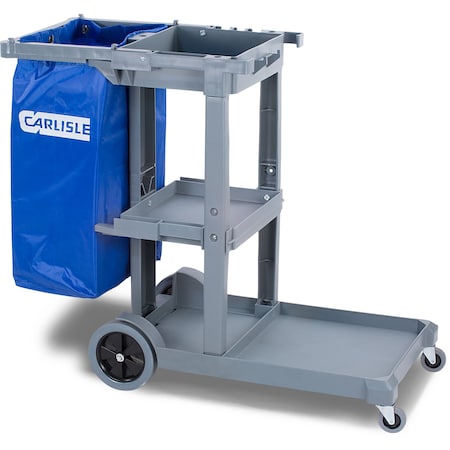 Short Platform Janitorial Cart, Gray MPN:JC1945S23