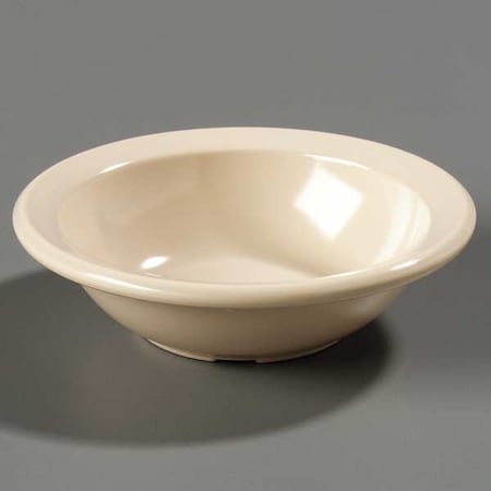 Rimmed Fruit Bowl, 4.4 oz., Melamine Tan PK48 MPN:KL805GR25
