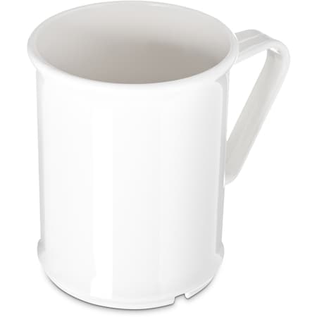 Polycarbon Handled Mug, 9.6 oz., Wht, PK48 MPN:PCD79602