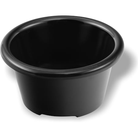 Melamine Smooth Ramekin, 3 oz, Black MPN:S28103