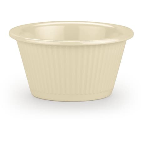 Melamine Fluted Ramekin, 2 oz, Bone MPN:S29242