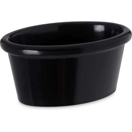Mlmn Smooth Ovl Ramekin, 2 oz., Bk, PK48 MPN:S31003
