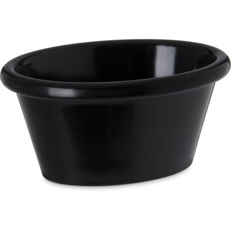 Mlmn Smooth Ovl Ramekin, 3 oz., Blk, PK48 MPN:S31203
