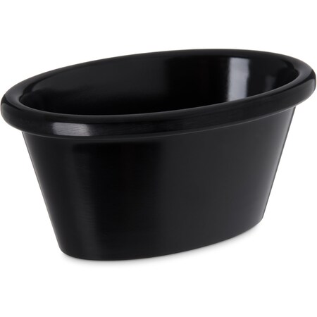 Mlmn Smooth Ovl Ramekin, 4 oz., Bk, PK48 MPN:S31403