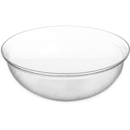 Pebbled Bowl Round, 15 qt., Clr, PK4 MPN:SB7807