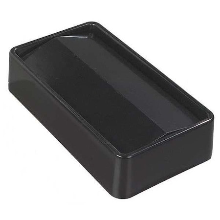 TrimLine (1) 15 Gal, (1) 23 Gal Trash Can Lid, Swing Black, ABS, 4 PK MPN:34202403