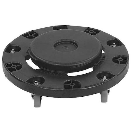 Round Container Dolly, Repl Cstr, Blck, PK2 MPN:3691003