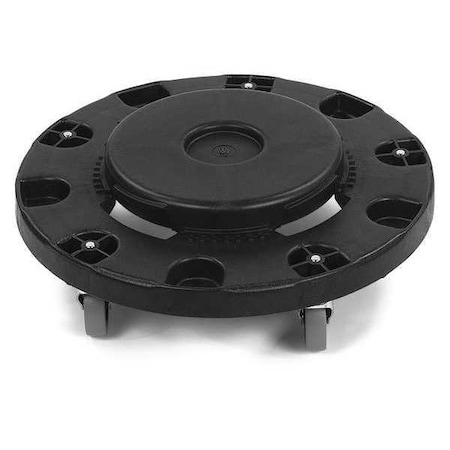 Standard Round Container Dolly, Black, PK2 MPN:3691103