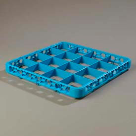 Carlisle RE1614 - Opticlean™ 16-Compartment Divided Glass Rack Extender Blue RE1614 - Pkg Qty 6