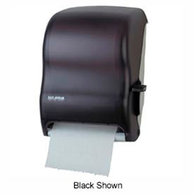 San Jamar® Lever Roll Towel Dispenser with Auto Transer - Blue - T1100TBL T1100TBL