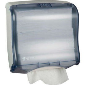 San Jamar Ultrafold™ Fusion™ Touchfree Multi/C-Fold Towel Dispenser Arctic Blue-T1755TBL T1755TBL - Pkg Qty 12