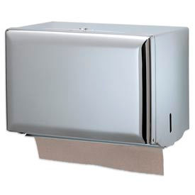 San Jamar® Singlefold Towel Dispensers - Chrome - T1800XC T1800XC - Pkg Qty 6