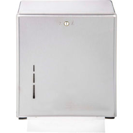 San Jamar® Stainless Steel C-fold/Multifold Towel Dispenser - T1900SS T1900SS - Pkg Qty 6