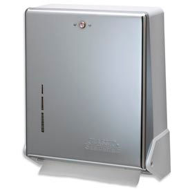 San Jamar® TrueFold® C-fold/Multifold Towel Dispenser - Chrome - T1905XC T1905XC - Pkg Qty 5
