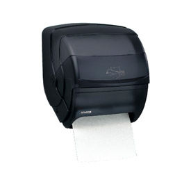 San Jamar® Integra™ Lever Roll Towel Dispenser - Black - T850TBK T850TBK