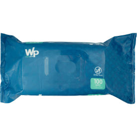 WipesPlus® Premium Adult Washcloth 100 Wipes 6 Packs/Case 67813
