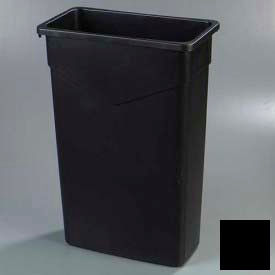 Carlisle TrimLine Rectangle Waste Container 23 Gallon Black - 34202303 34202303 - Pkg Qty 4