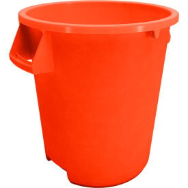 Carlisle Bronco Round Waste Container 20 Gallon Orange - 84102024 84102024 - Pkg Qty 6