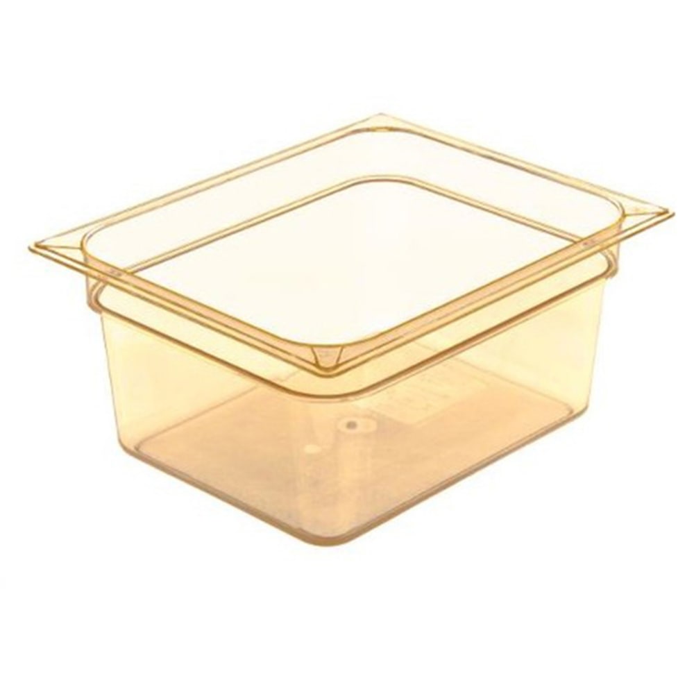 Carlisle 1/2 Size 6in Deep Amber StorPlus High-Heat Food Pan, Amber MPN:10422B13