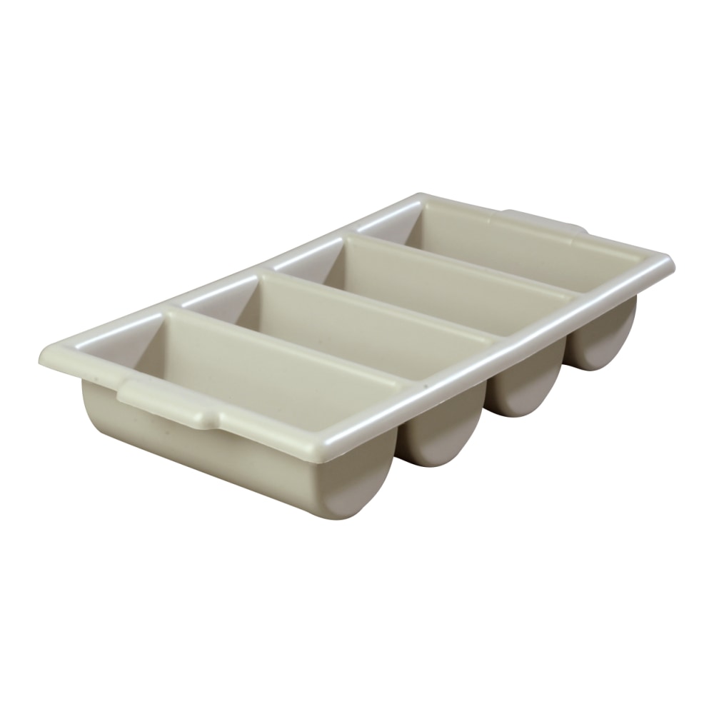 Carlisle Save-All Silverware Trays, 3 3/4inH x 21 1/4inW x 11 1/2inD, Gray, Pack Of 6 MPN:107123