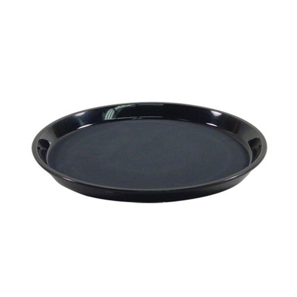 Carlisle GripLite Round Serving Tray, 11-1/4in, Black MPN:1100GL004