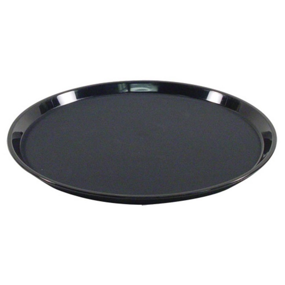 Carlisle GripLite Round Serving Tray, 16-1/2in, Black MPN:1600GL004