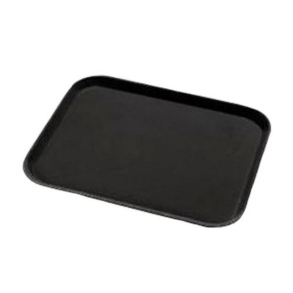 Carlisle Griptite 2 Rectangular Serving Tray, 14in x 18in, Black MPN:1814GR2004