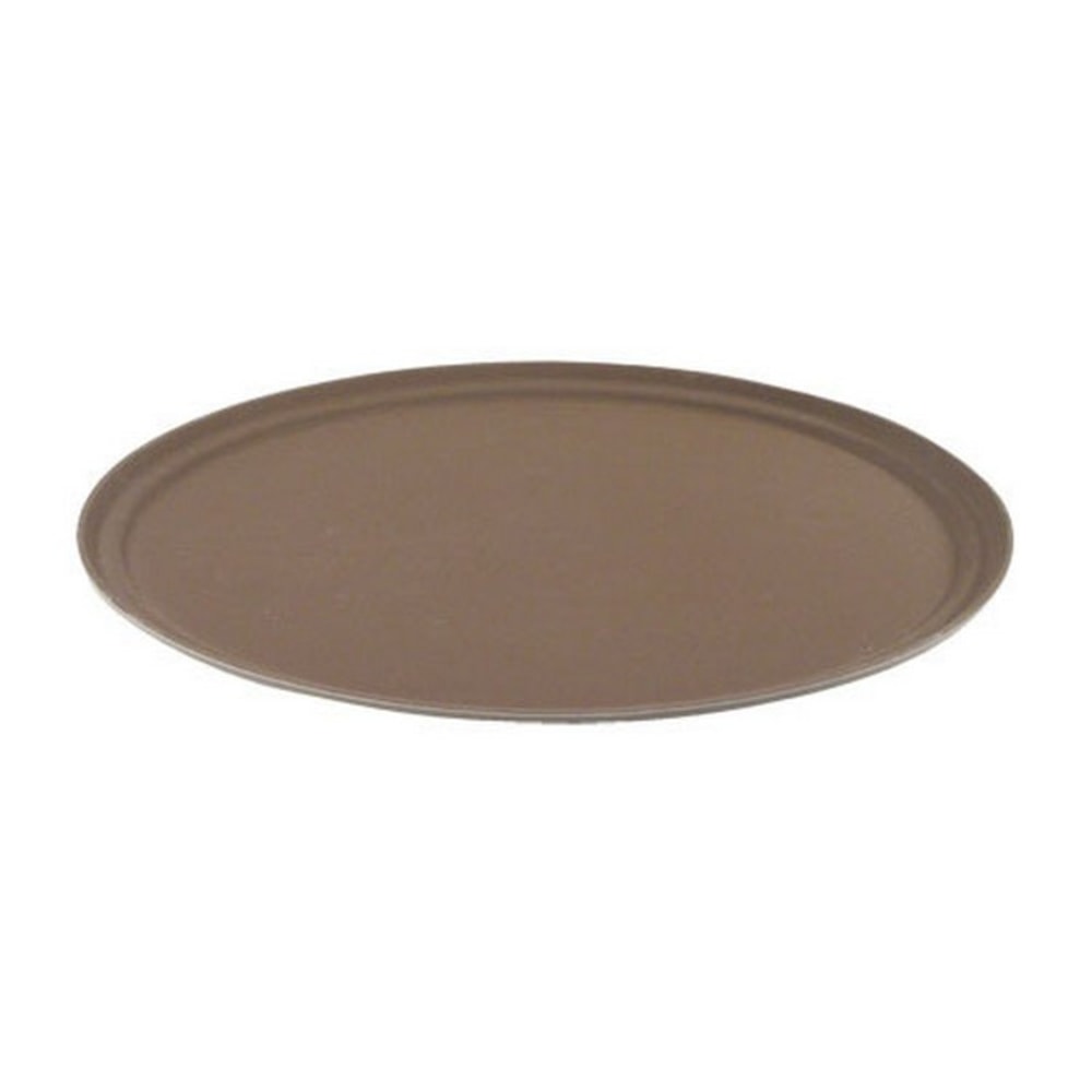 Carlisle Griptite 2 Oval Serving Tray, 27-1/16in x 22-5/16in, Brown MPN:2700GR2076