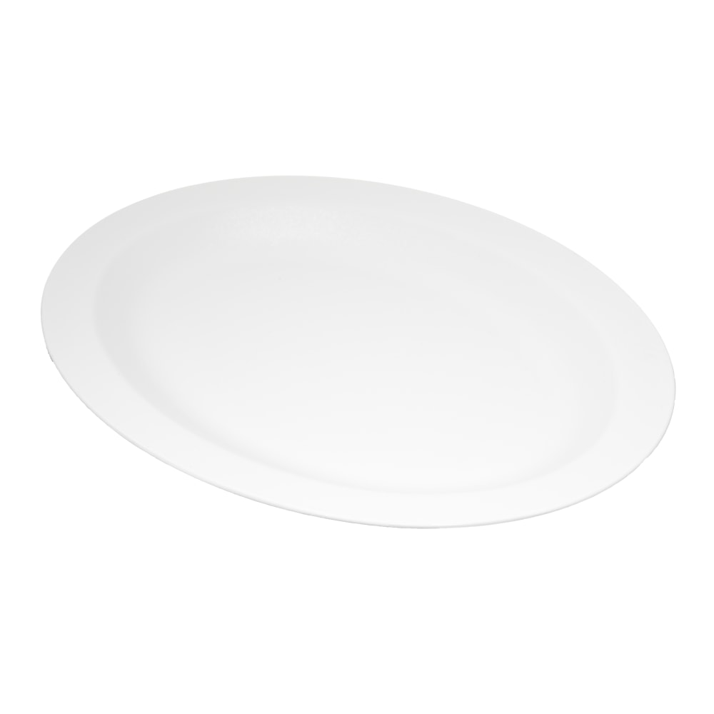 Carlisle Oval Platter Trays, 12in x 9in, White, Pack Of 24 MPN:PCD41202