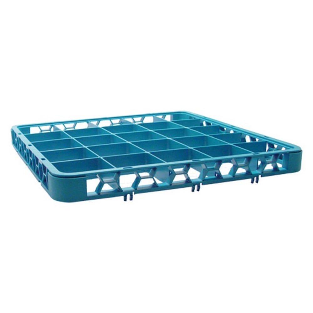 Carlisle OptiClean 25-Compartment Cup Rack Extender, 1-3/4inH x 19-3/4inW x 19-3/4inD, Blue MPN:RE2514