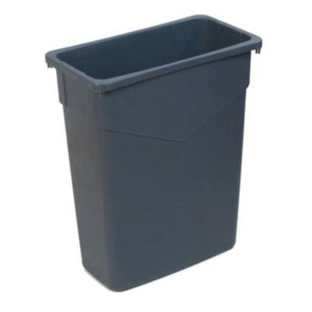Carlisle TrimLine Trash Can, 15 Gallons, Gray MPN:34201523